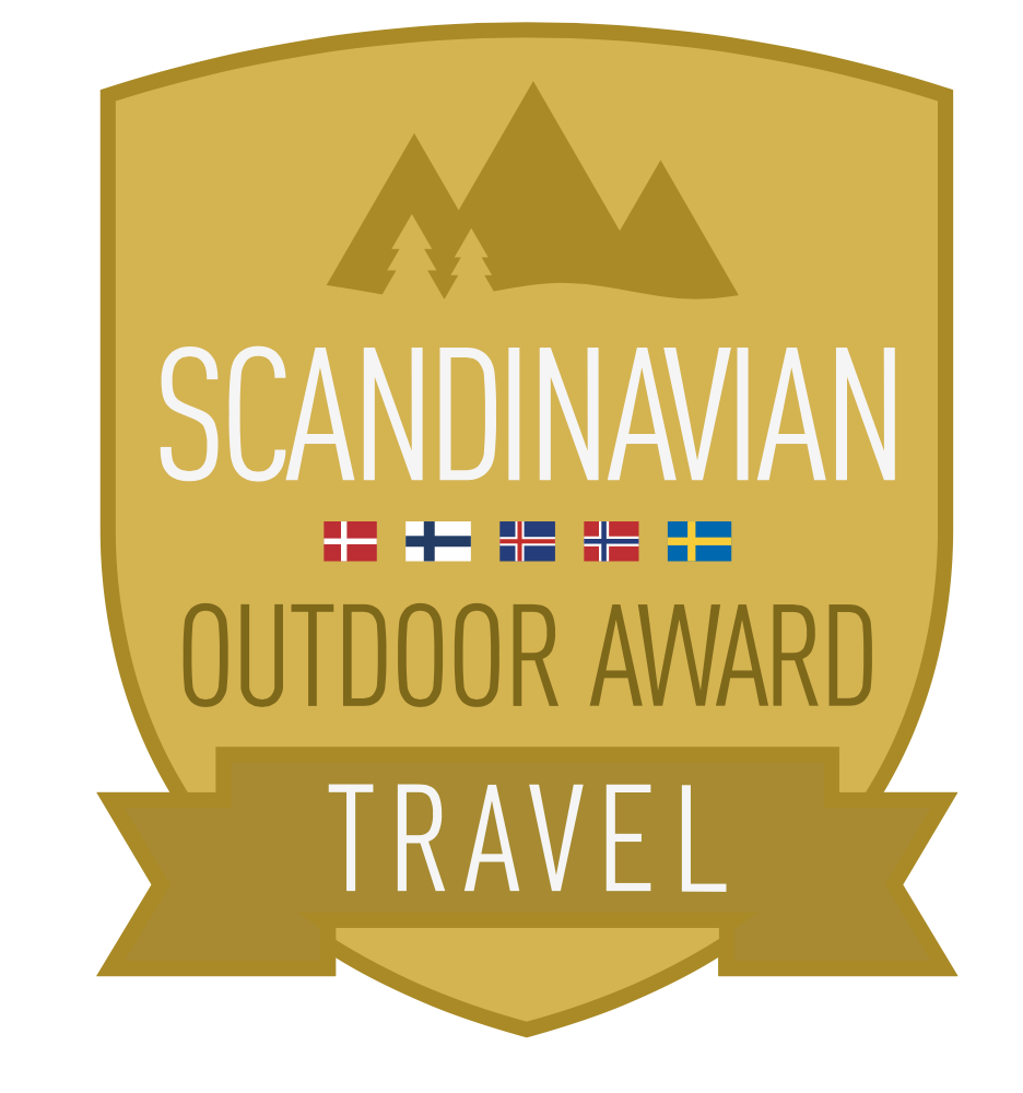 "Scandinavian outdoor award travel -logo"
