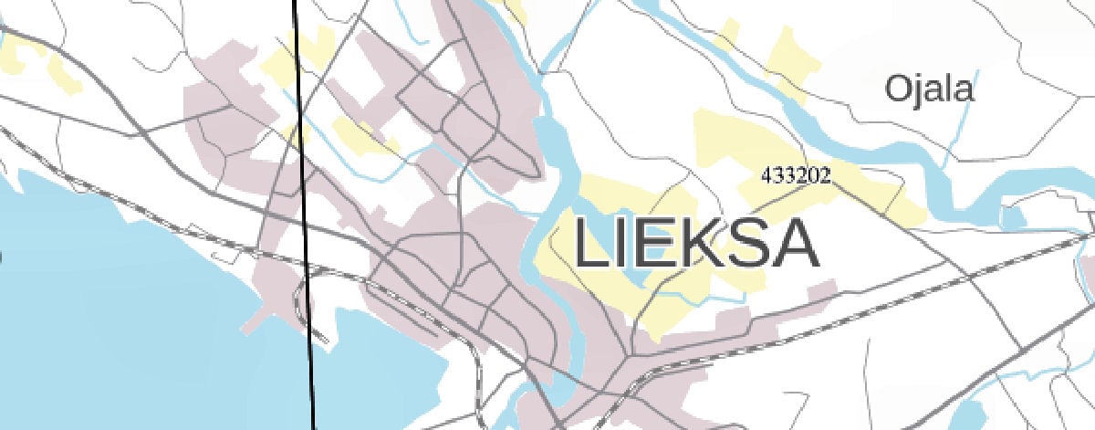 Lieksan kartta