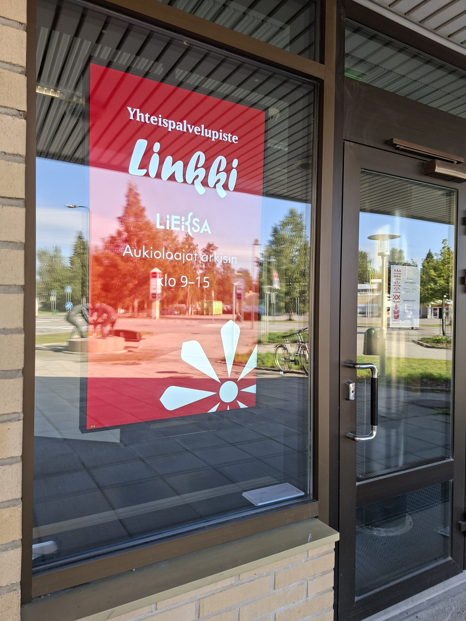 Asiaka­pal­ve­lu­piste Linkin aukio­loaika 14.11.2025