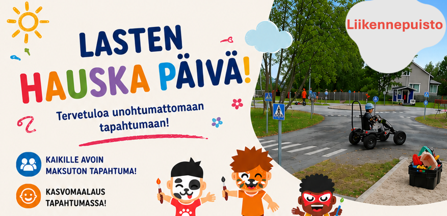Hauska päivä lapsille liikennepuistossa 30.6.2026